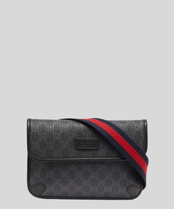 [GUCCI-구찌] GG 블랙 수프림 벨트 백 598113